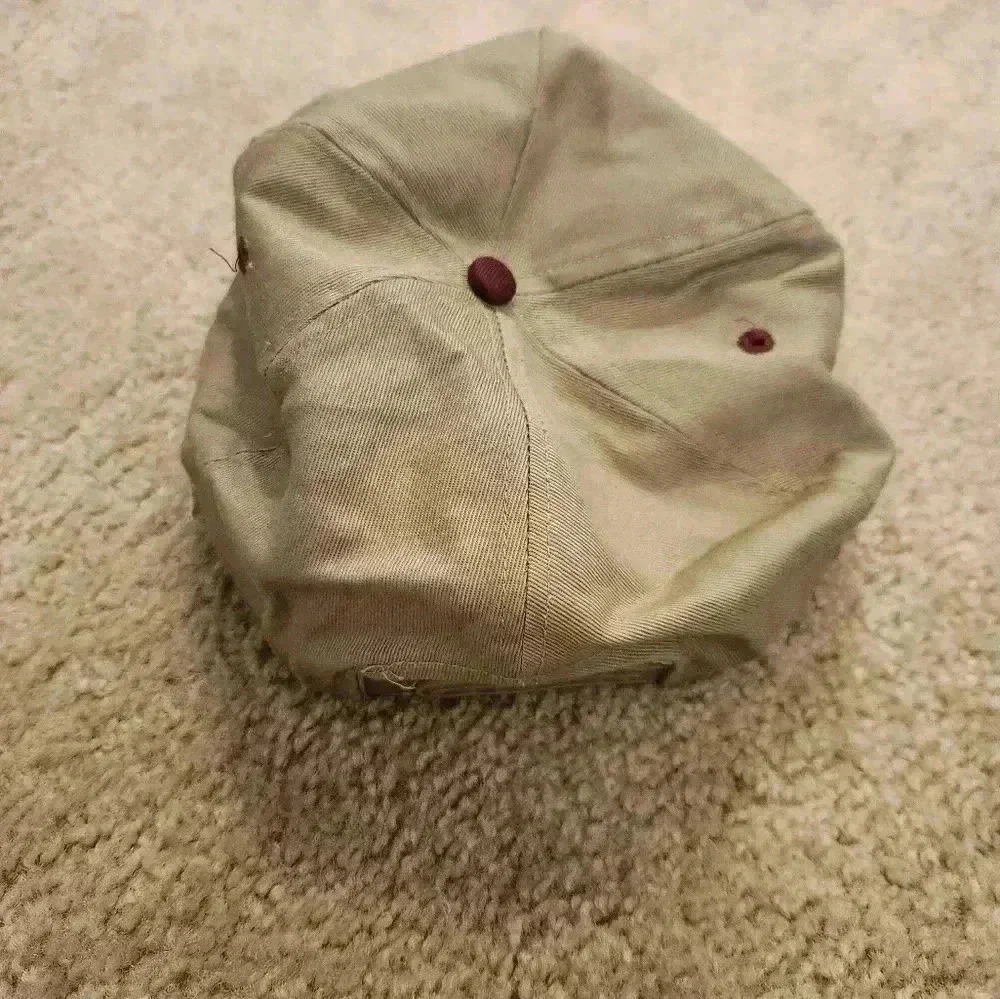 Vintage‎ Zar Hat Tan Red SnapBack Mens One Size